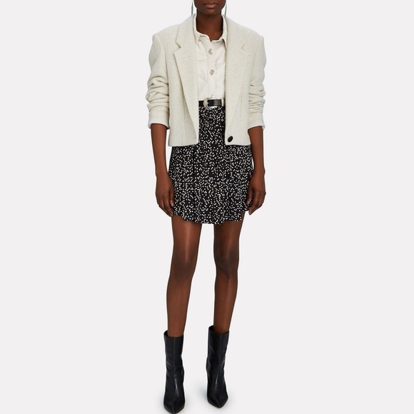 NWT Isabel Marant Etoile Ecru Ivory Maden Single Button Jacket Sz L - Picture 3 of 16
